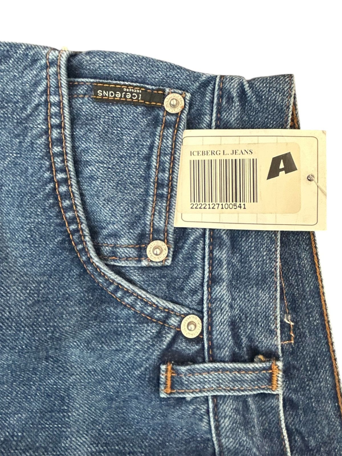Iceberg Vintage ICEBERG Ice Jeans | Made In Italy | Stone-Wash Size 27" / US 4 / IT 40 - 5 Thumbnail