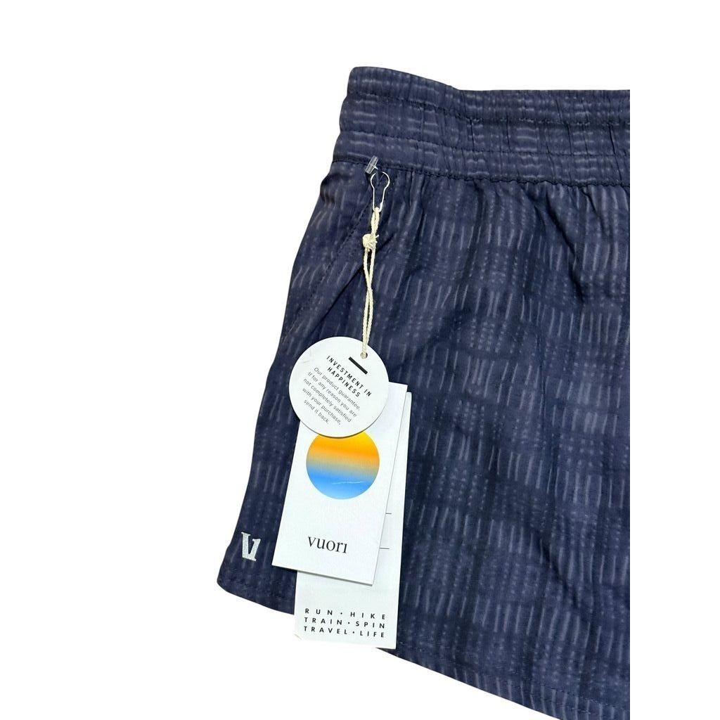 Vuori NWT Vuori Clementine Shorts Large Ink Shibori Grid Blue Prin Size 32" / US 10 / IT 46 - 3 Thumbnail