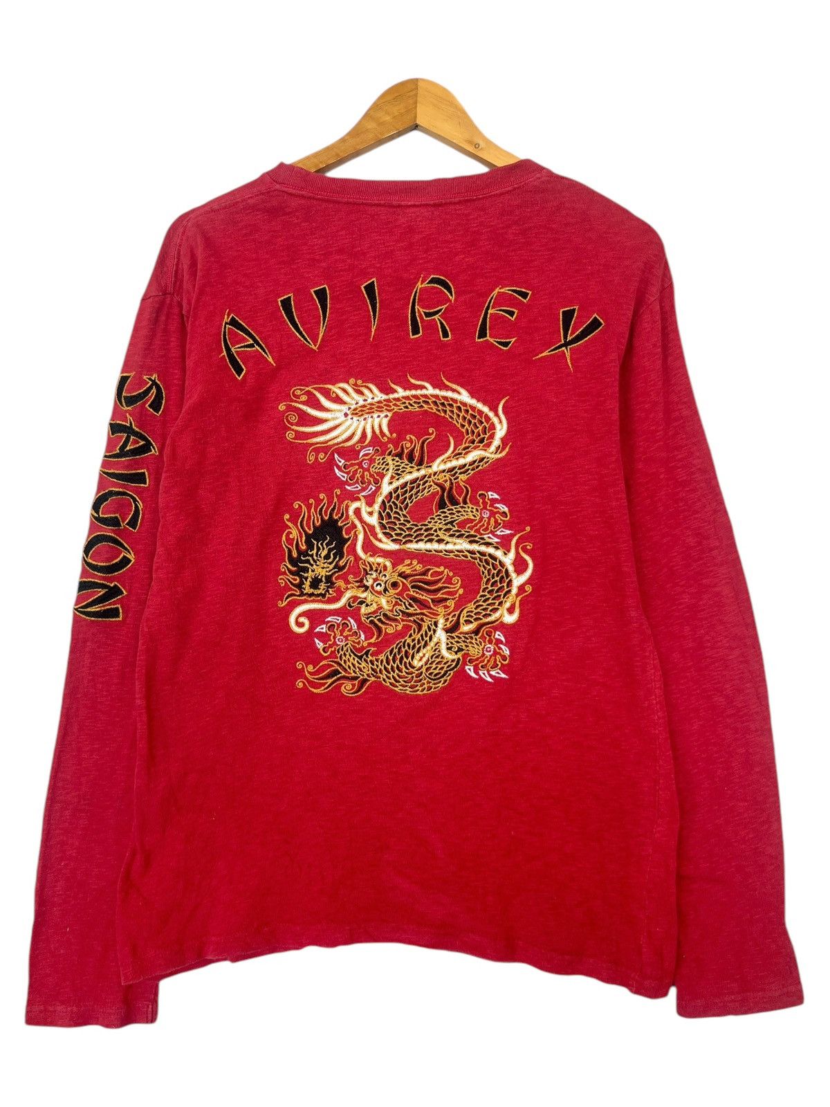Avirex Avirex Dragon Embroidered Logo Long Sleeve Tee Size US M / EU 48-50 / 2 - 3 Thumbnail