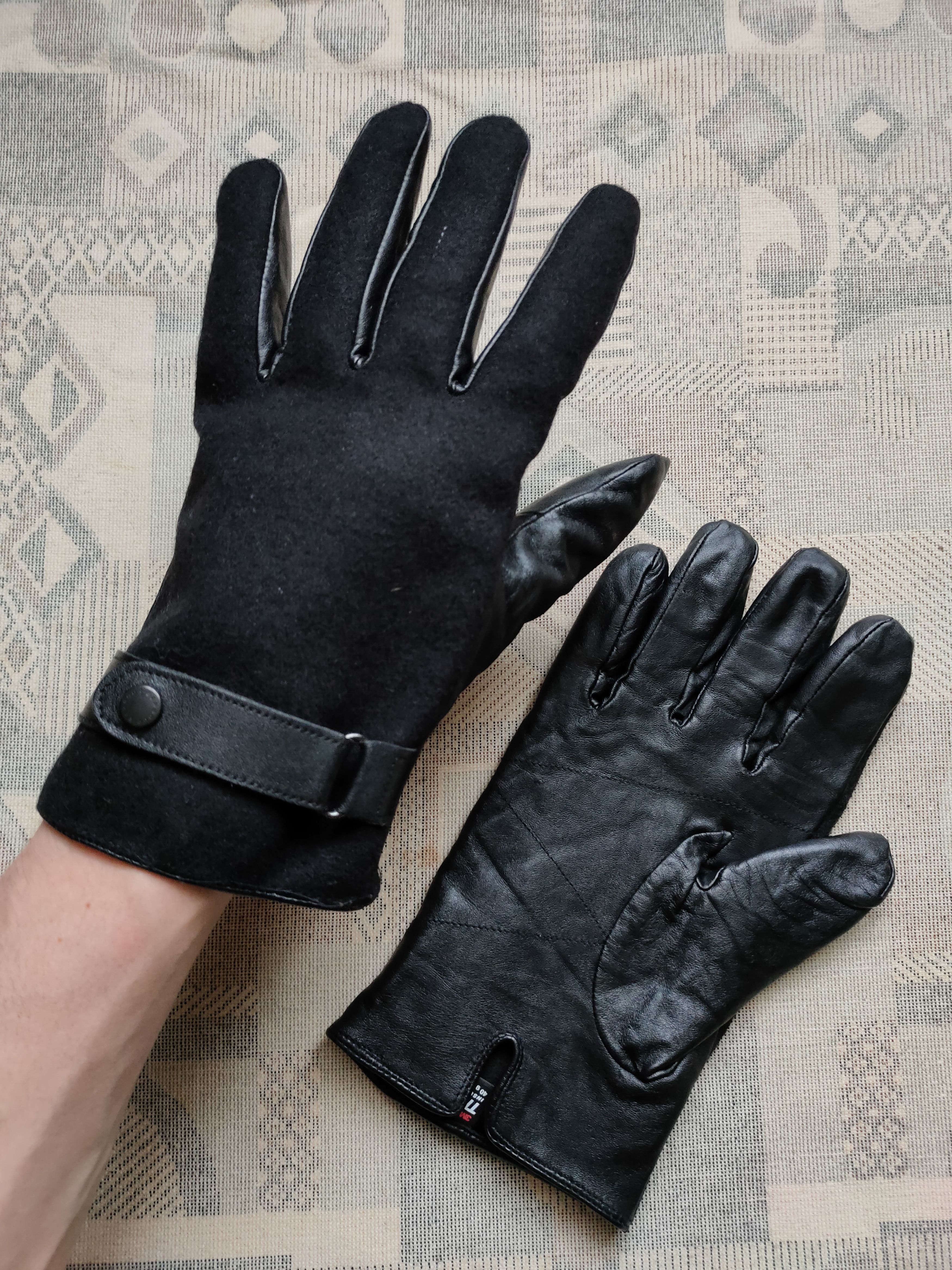 Barbour Barbour leather gloves barbour woolen gloves L-XL Size ONE SIZE - 2 Thumbnail