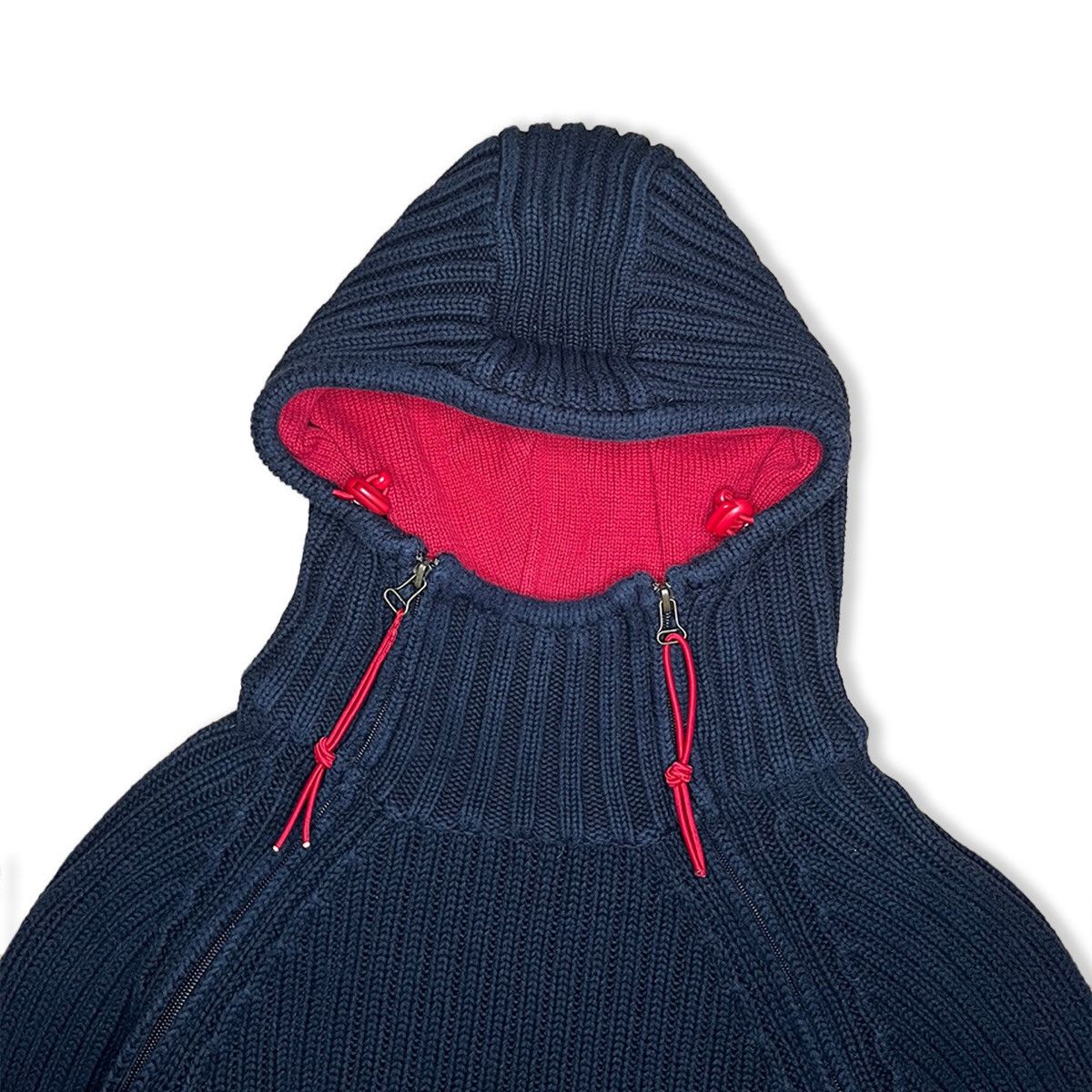 Schott 2004 Schott NYC Dual Zip Balaclava Knit Size US XL / EU 56 / 4 - 6 Thumbnail