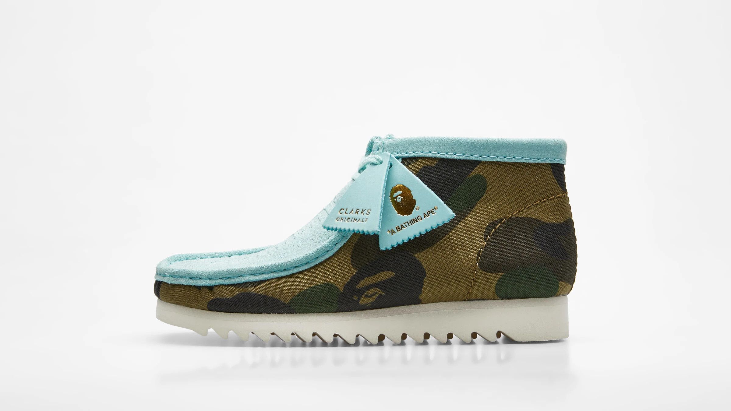 Bape × Clarks Wallabee Size US 9 / EU 42 - 1 Thumbnail