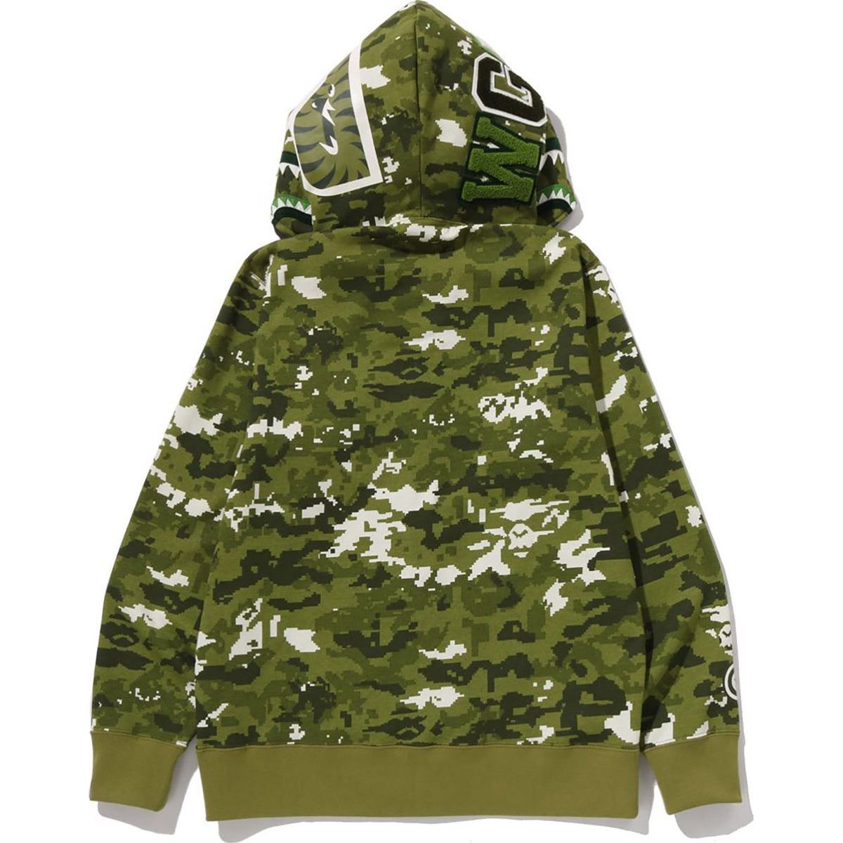 Bape *SOLD Bape Multi Pixel Camo Shark Hoodie Size US XL / EU 56 / 4 - 3 Thumbnail