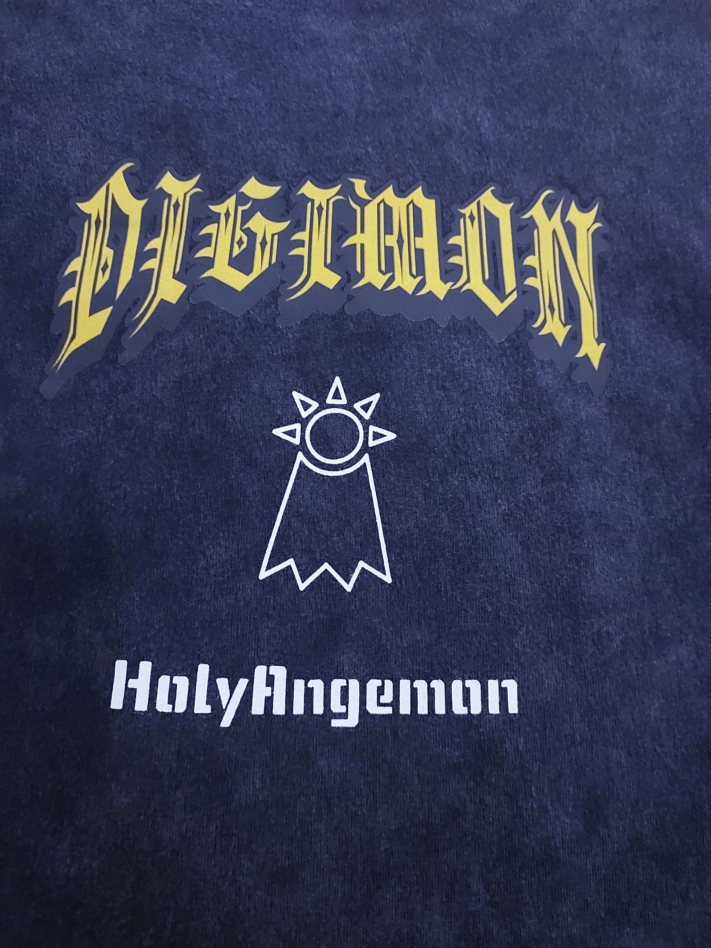 Vintage DIGIMON ADVENTURE ANIME HOLYANGEMON T-SHIRT Size US L / EU 52-54 / 3 - 9 Thumbnail