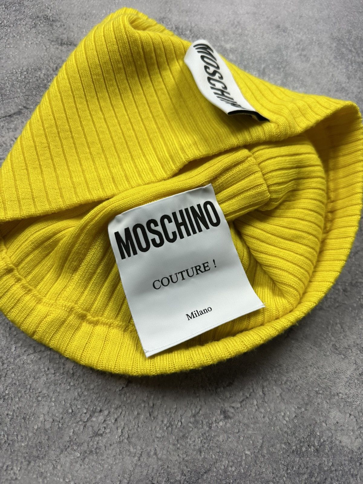 Moschino Moschino Couture Wool Ribbed Scarf Neckwarm Made in Italy Size ONE SIZE - 7 Thumbnail