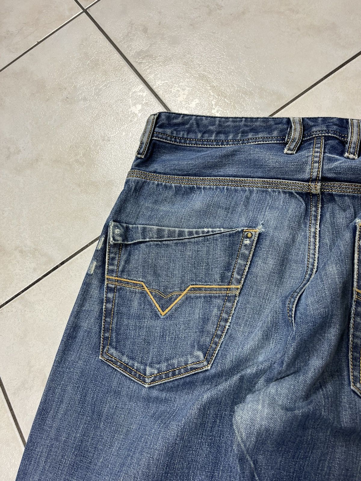 Diesel × Vintage Vintage Diesel krooley y2k distressed denim jeans pants Size US 30 / EU 46 - 16 Thumbnail