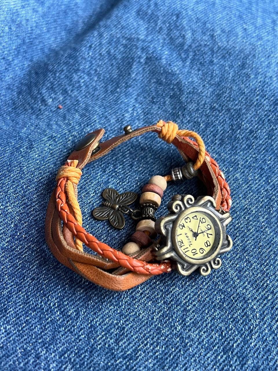 Japanese Brand × Vintage Vintage Japanese style futuristic Watch Orange Amulet 🦋 Size ONE SIZE - 2 Thumbnail