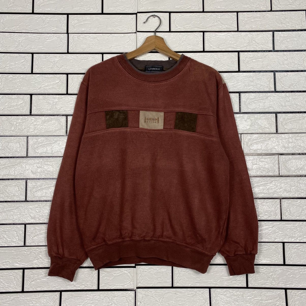 Japanese Brand 📌Vintage Sweatshirt Lindbergh Embroidery Issey Miyake Size US S / EU 44-46 / 1 - 2 Thumbnail