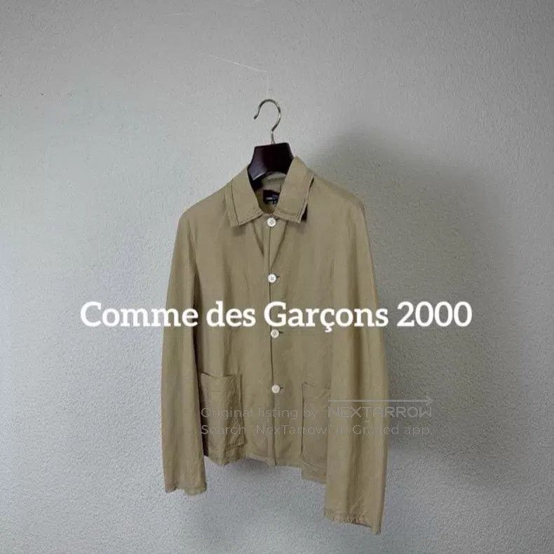 Comme des Garcons Comme Des Garcons Short cropped jacket, beige lightweight Size M / US 6-8 / IT 42-44 - 1 Thumbnail