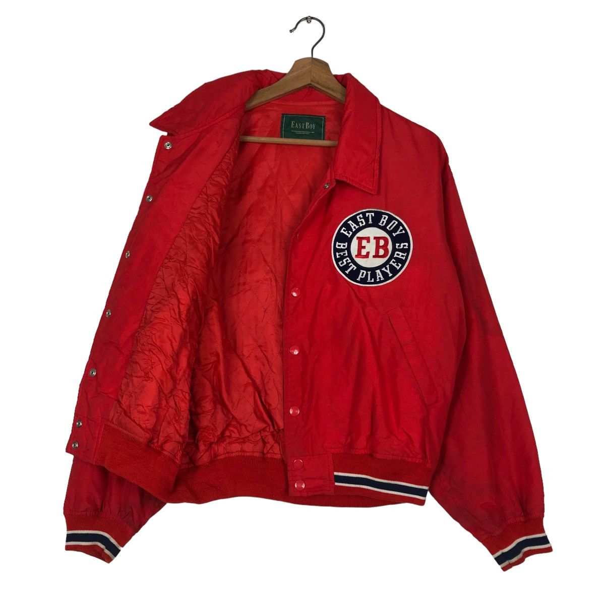 Japanese Brand 📌VINTAGE BOMBER JACKET EAST BOY EMBROIDERY BIG LOGO Size US M / EU 48-50 / 2 - 4 Thumbnail