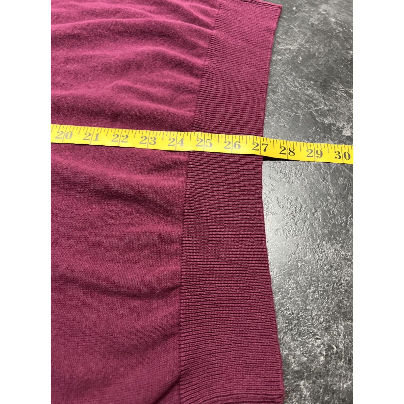 Vintage Alan Flusser Mens Vest Pullover Sweater Size M Dark Red Maroon Size US M / EU 48-50 / 2 - 6 Thumbnail