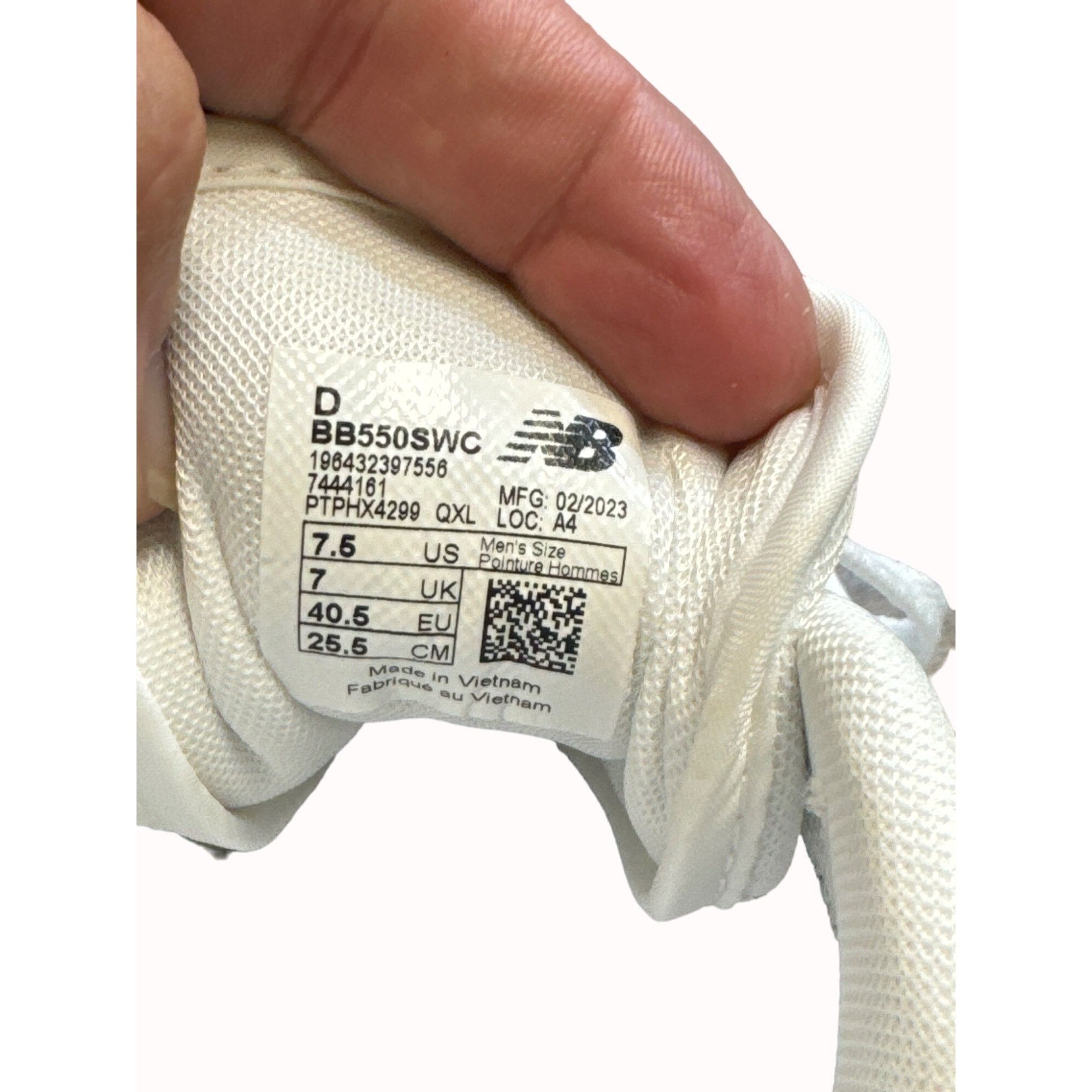 New Balance New Balance 550 ortholite white blue men’s shoe sneaker size Size US 7.5 / EU 40-41 - 9 Thumbnail
