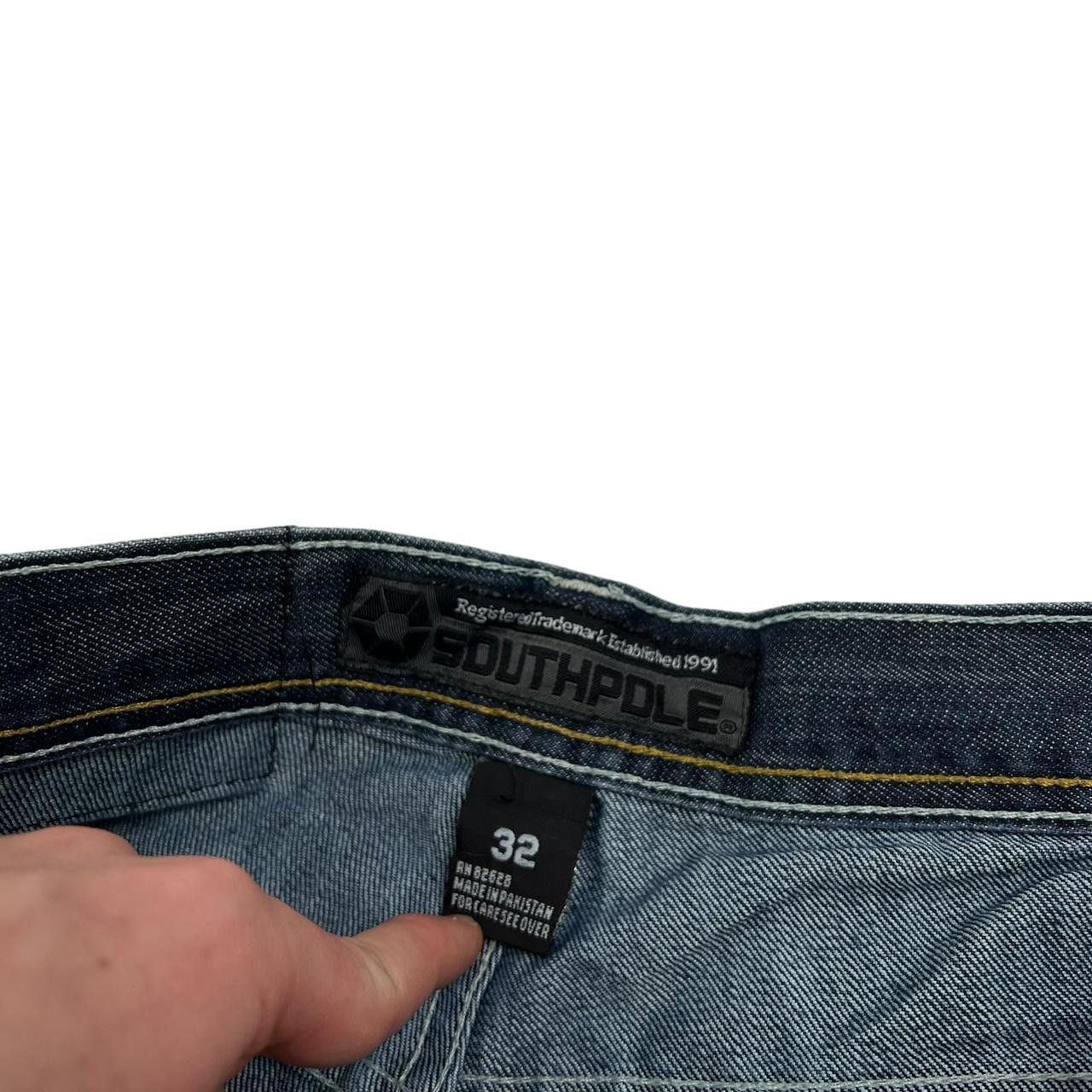 Southpole Vintage Southpole Navy Denim Jeans - Waist: 32” Size US 32 / EU 48 - 5 Thumbnail