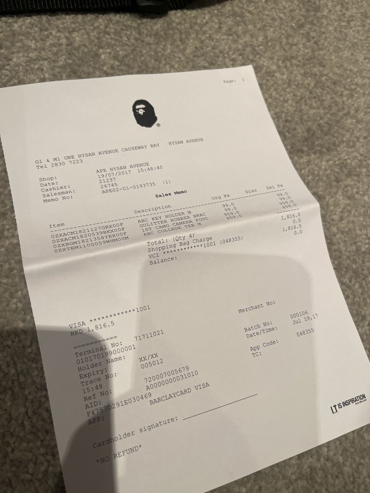 Bape 1st Camo Camera Pouch Size ONE SIZE - 10 Thumbnail