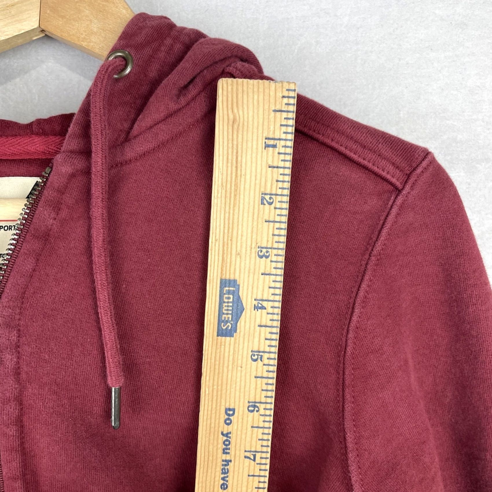 Vintage American Giant Hoodie Womens Small Purple Zip Up Heavyweight Jacket Made In USA Size S / US 4 / IT 40 - 5 Thumbnail