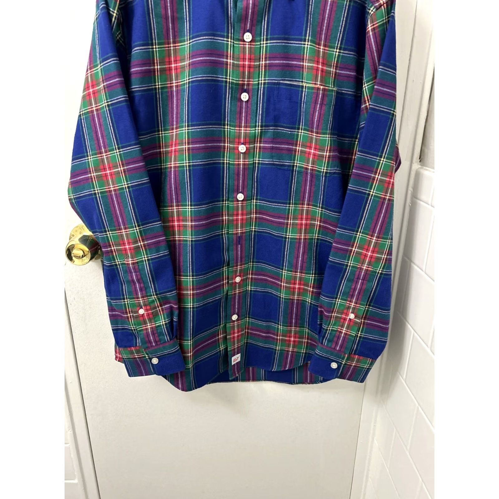 Vineyard Vines Vineyard Vines Murray Shirt Mens Small Blue Plaid Classic Fit L/S Button-Up Size US S / EU 44-46 / 1 - 3 Thumbnail