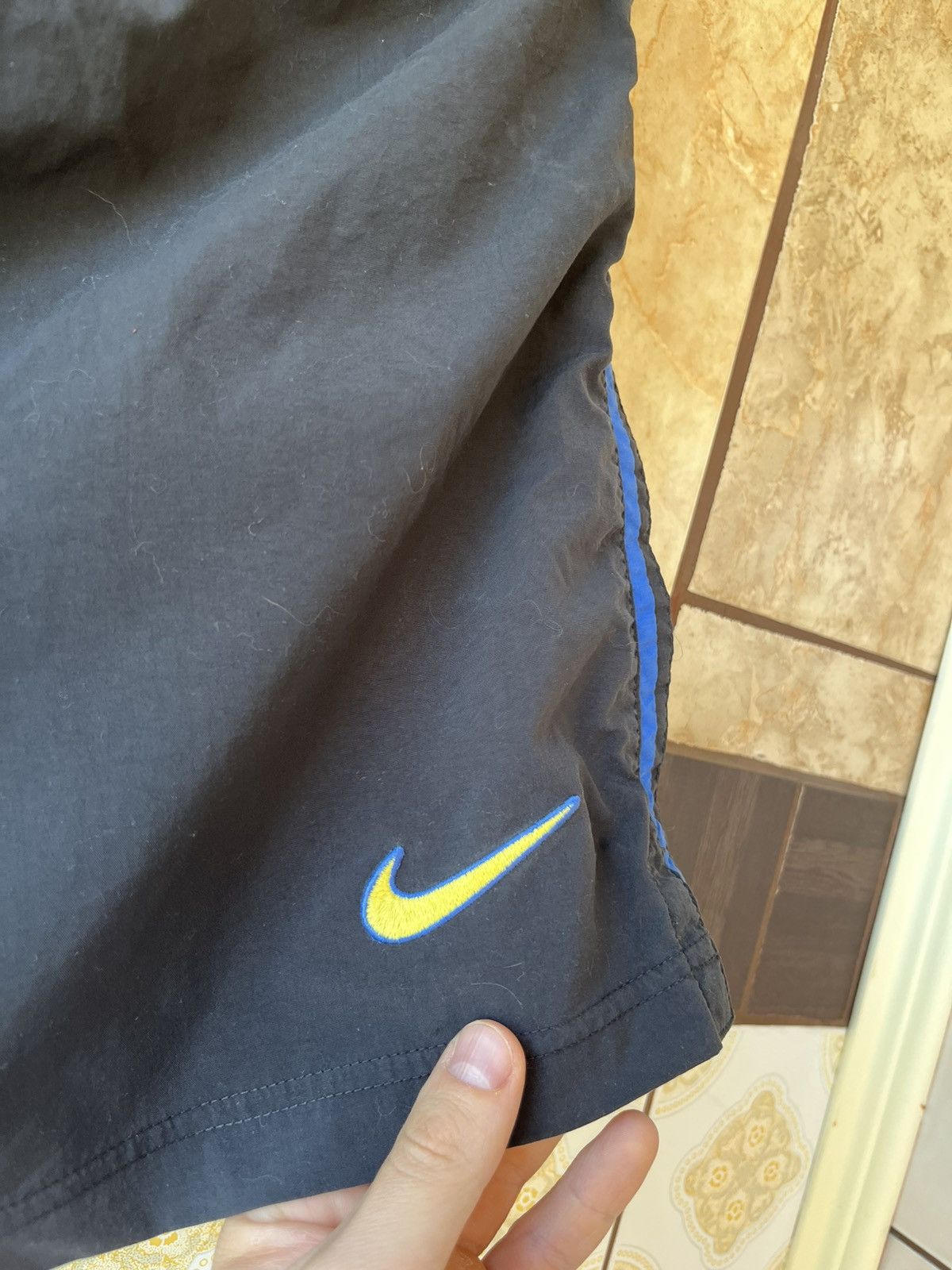 Nike Vintage 90 Nike Inter soccer shorts Size US 34 / EU 50 - 3 Thumbnail