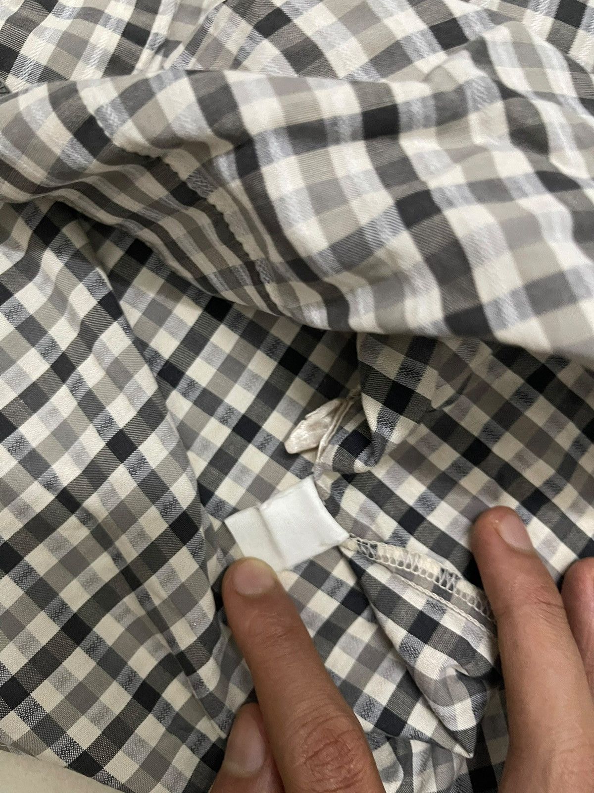Burberry Vintage Burberry Checkered Button Up Shirt Size US L / EU 52-54 / 3 - 10 Thumbnail