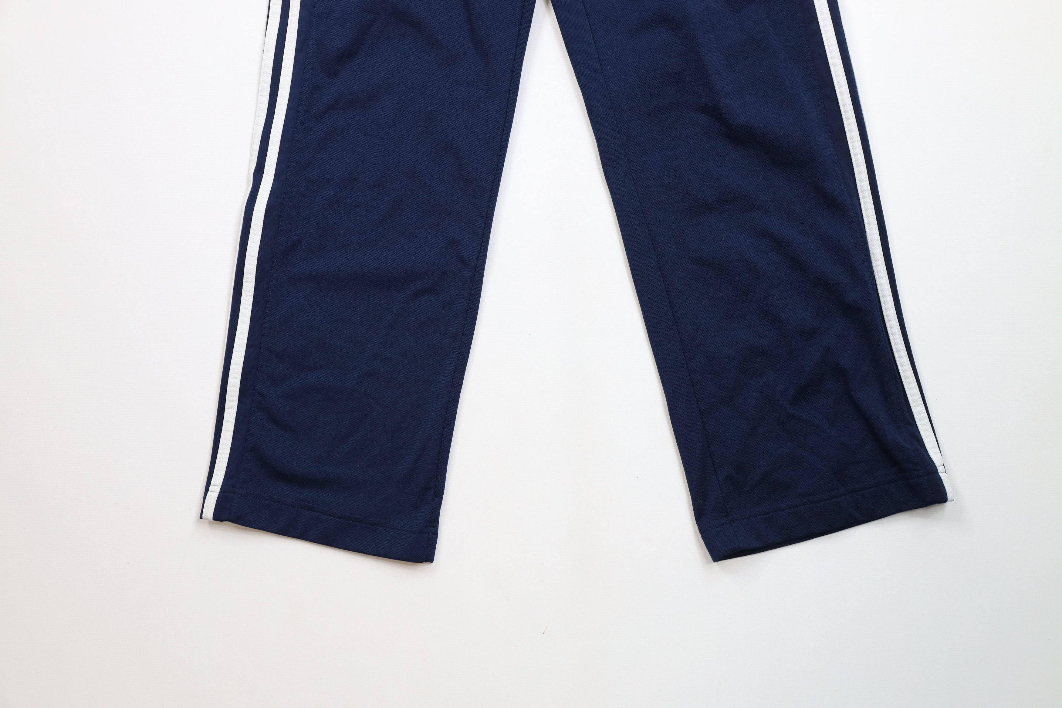 Adidas × Vintage Vintage Y2K Adidas Striped Wide Leg Sweatpants Pants Blue Size US 34 / EU 50 - 4 Thumbnail