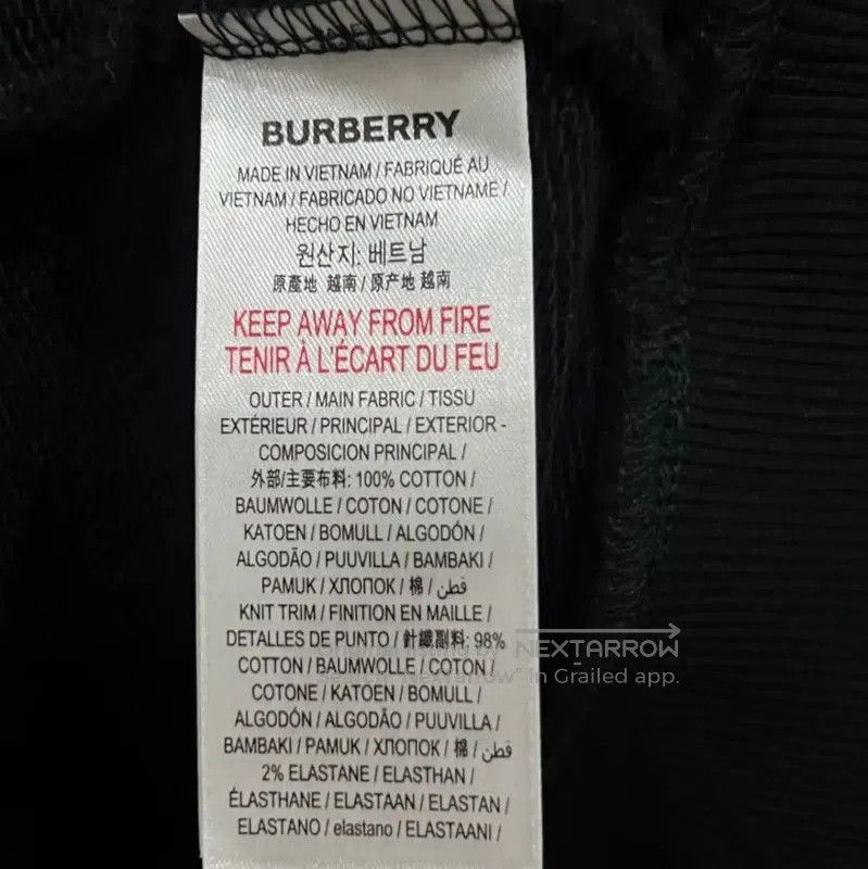 Burberry Burberry Black Cotton Women's Hoodie. Size M / US 6-8 / IT 42-44 - 5 Thumbnail