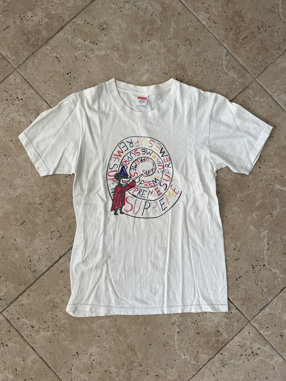 Supreme Supreme Swirl Tee Size US S / EU 44-46 / 1 - 1 Thumbnail