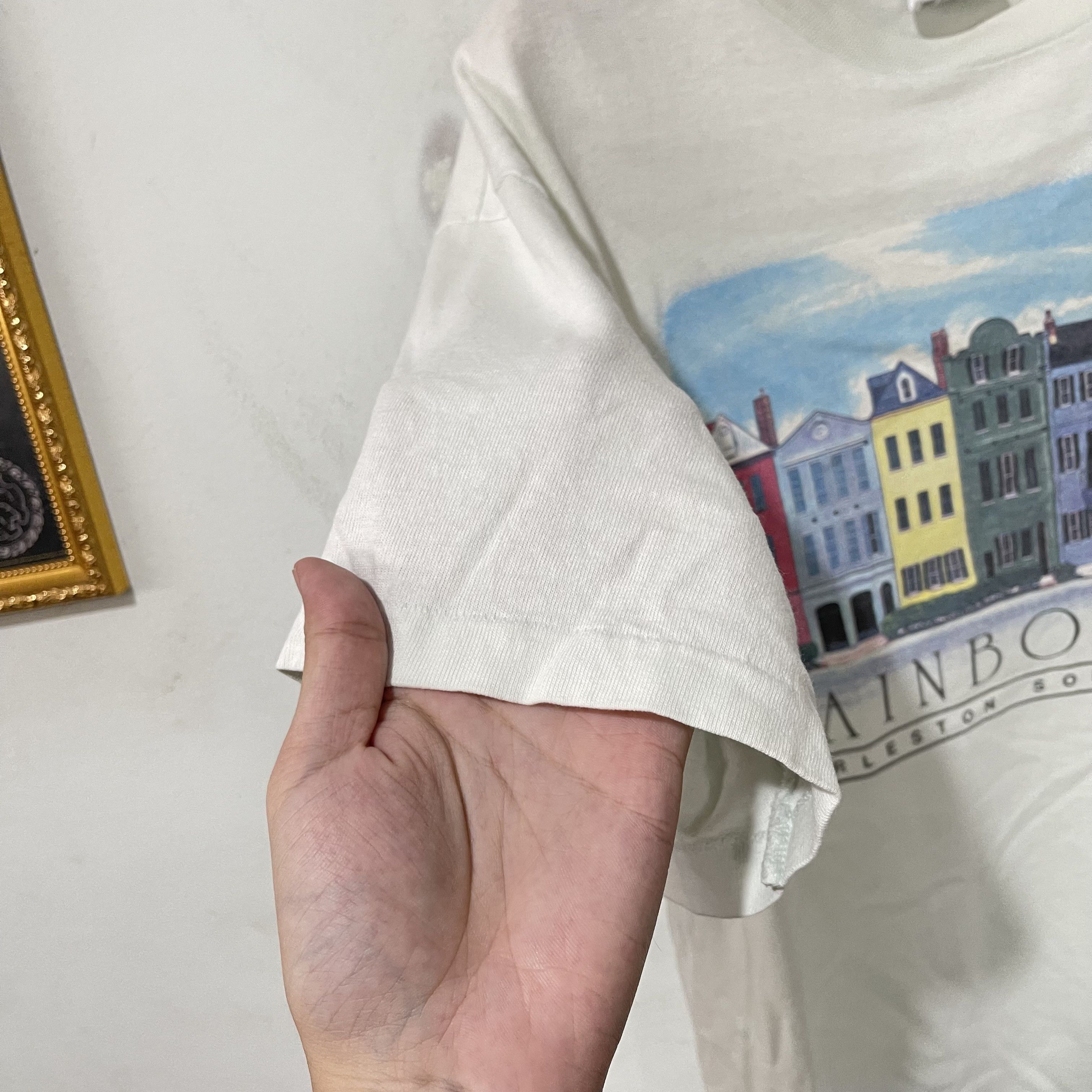 Vintage Vintage 90s Rainbow Row Charleston South Carolina T-Shirt Size US L / EU 52-54 / 3 - 5 Thumbnail