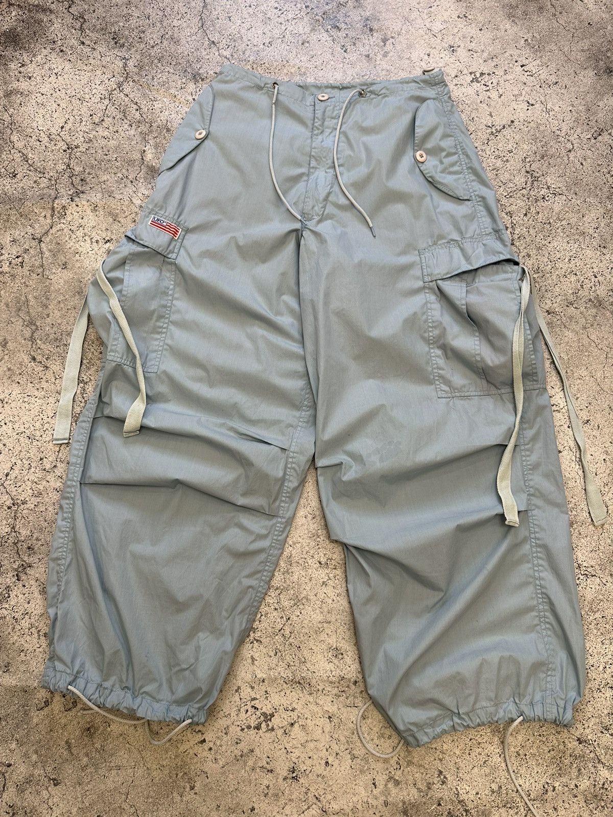 Japanese Brand UFO cargo parachute pants loose fit Size US 30 / EU 46 - 8 Thumbnail