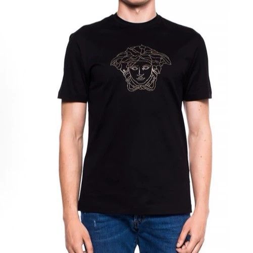 Versace Versace Hot diamond Medusa head short sleeves Size US XXL / EU 58 / 5 - 1 Thumbnail