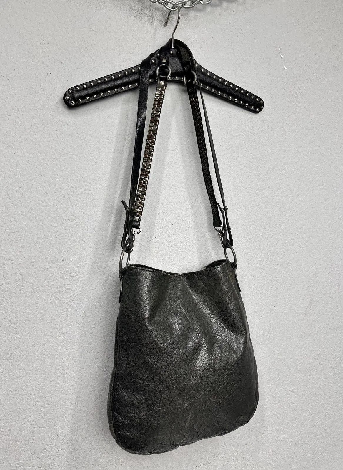 14th Addiction Vintage Japan Leather Bag Kapital Messenger Y2K Rare GOA Size ONE SIZE - 5 Thumbnail