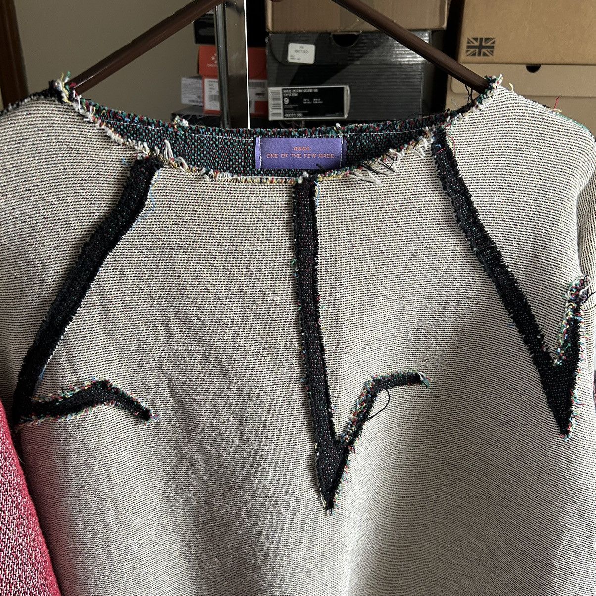 4x1111 nebabot nodnarb BARBED ASYMMETRiC TAPESTRY CREWNECK SCARLET Size US XL / EU 56 / 4 - 13 Thumbnail