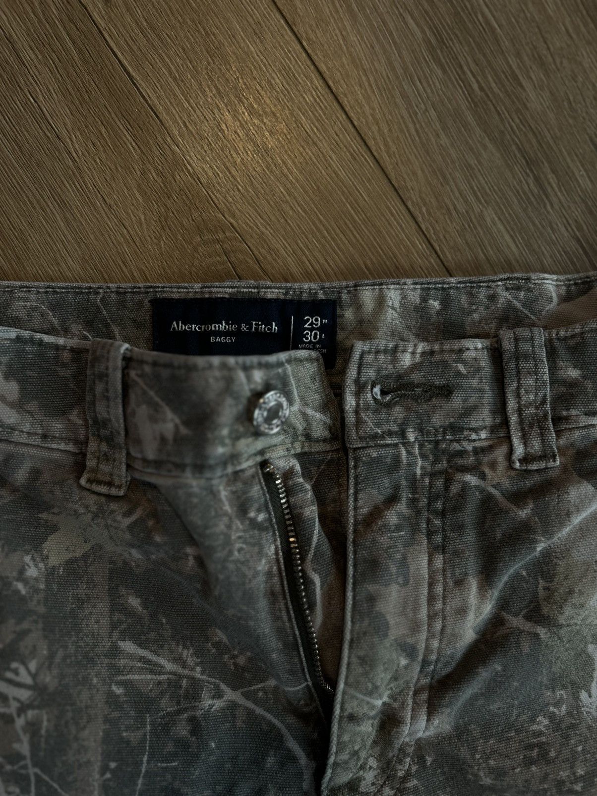 Abercrombie & Fitch × Vintage Camo pants Size US 30 / EU 46 - 2 Thumbnail