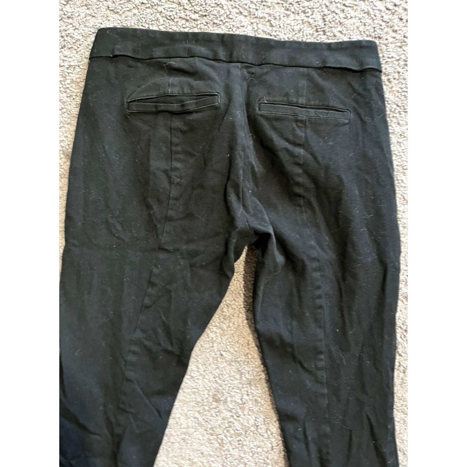 Gap VINTAGE Gap Ultra Skinny Black Stretch Cropped Pants Women's Size 6 Regular 32x25.5 Cropped Skinny n/a Women Size 28" / US 6 / IT 42 - 4 Thumbnail