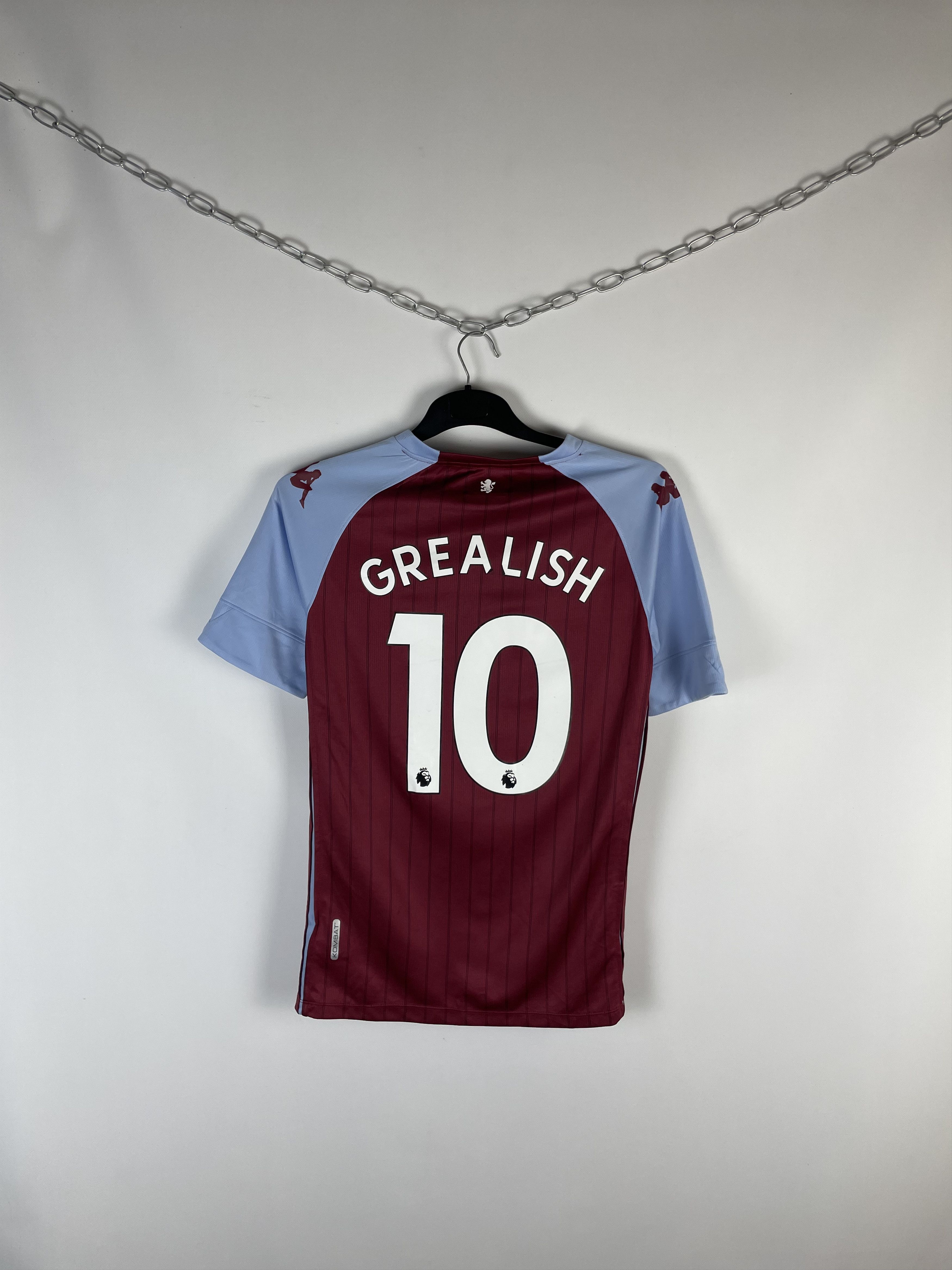 Kappa Vintage Kappa Aston Villa 10 Grealish Soccer Jersey Size US M / EU 48-50 / 2 - 11 Thumbnail