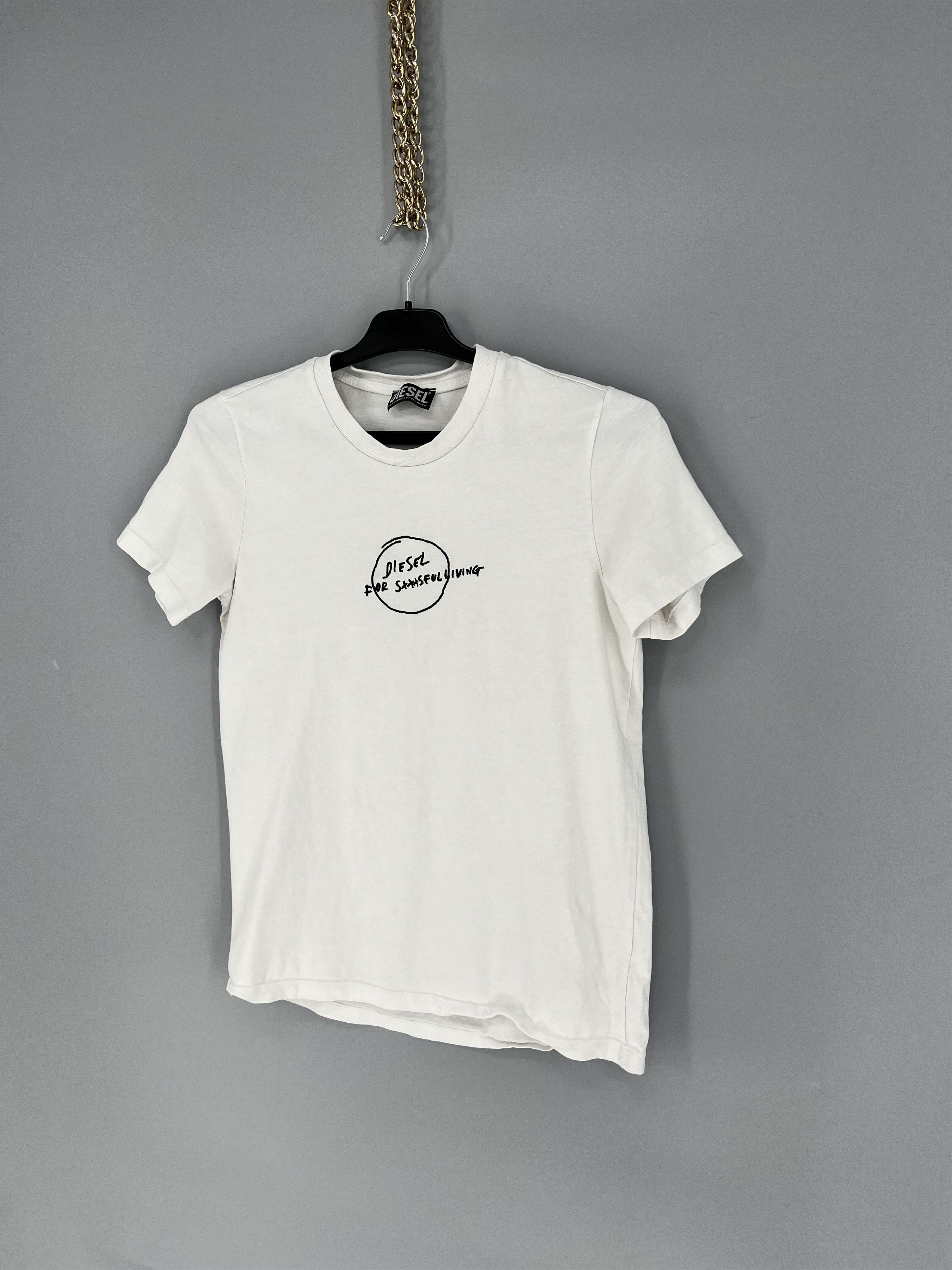 Band Tees × Vintage Vintage Diesel Japanese Y2K Style Tee Casual Streetwear 90s Size US S / EU 44-46 / 1 - 3 Thumbnail