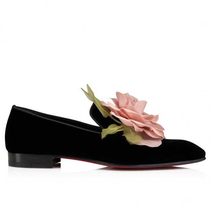 Christian Louboutin o1bcso1str1024 Dandyflor Flat in Black Size US 9 / EU 42 - 1 Thumbnail
