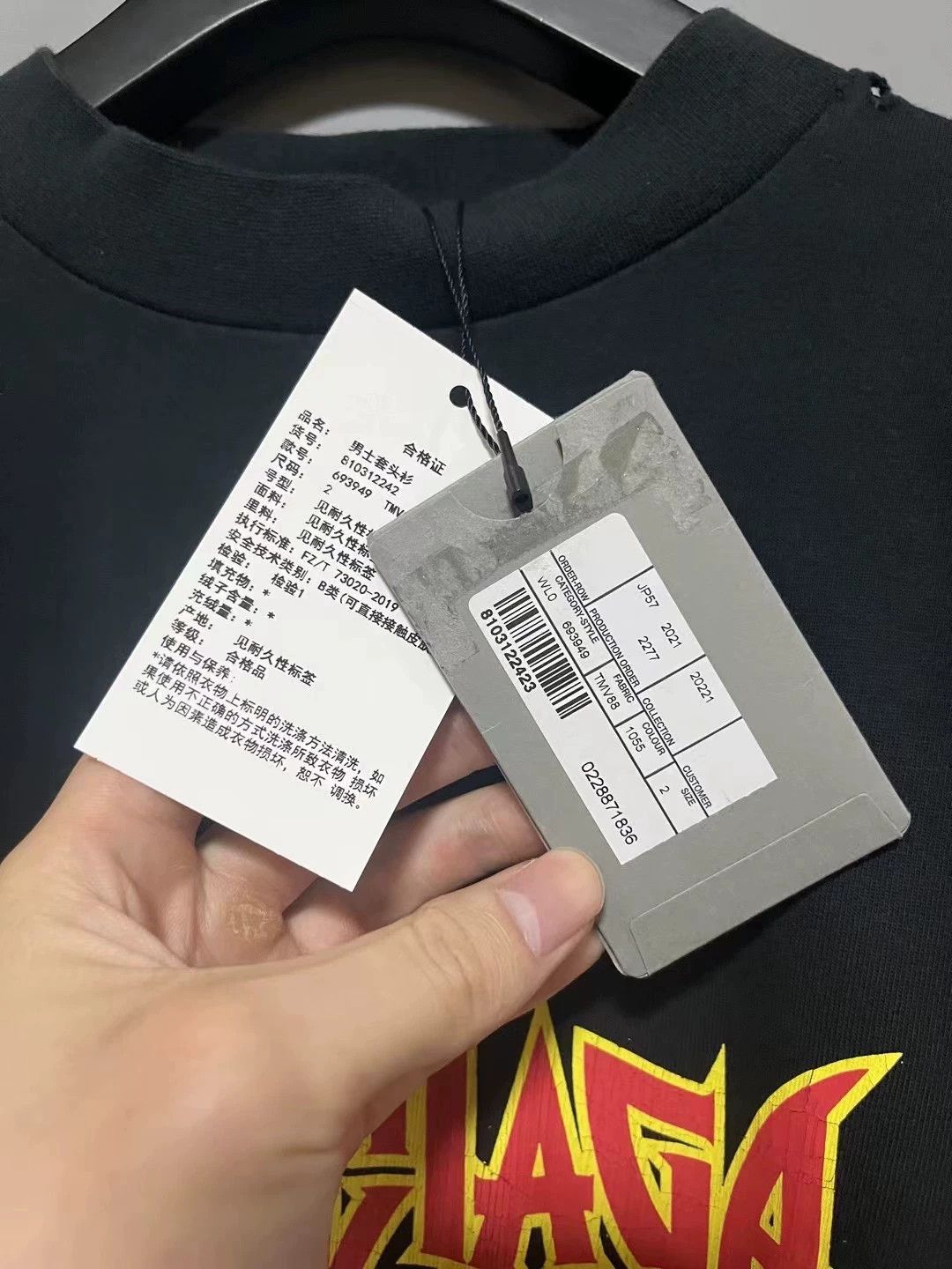Balenciaga Balenciaga Balenciaga destroys rock lightning logo long sl Size US M / EU 48-50 / 2 - 6 Thumbnail