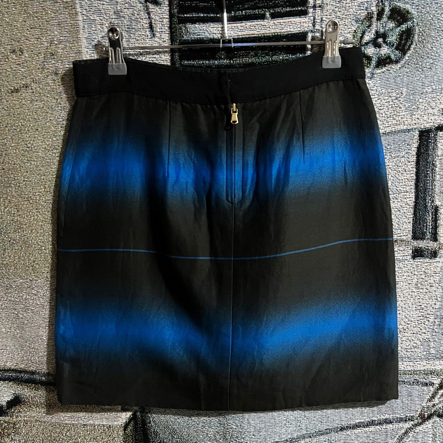 Marc by Marc Jacobs Marc Jacobs Blue Aster Multi Mini Skirt Size 27" / US 4 / IT 40 - 3 Thumbnail