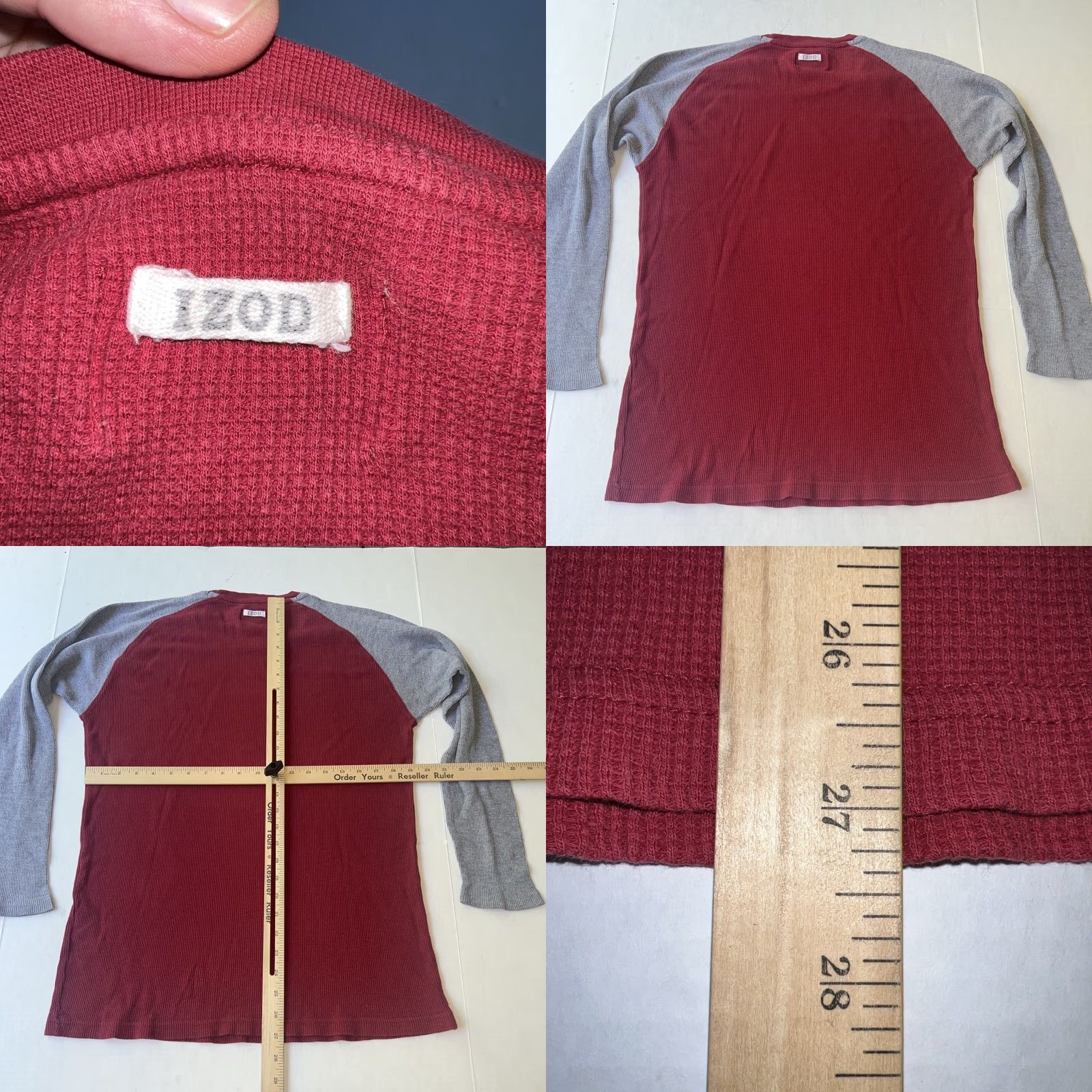 Izod VINTAGE Izod Collegiate USC Trojans L/S Thermal Shirt Adult Large Red Men Logo 90s USC Trojans Football NCAA Shirt Size US L / EU 52-54 / 3 - 8 Thumbnail