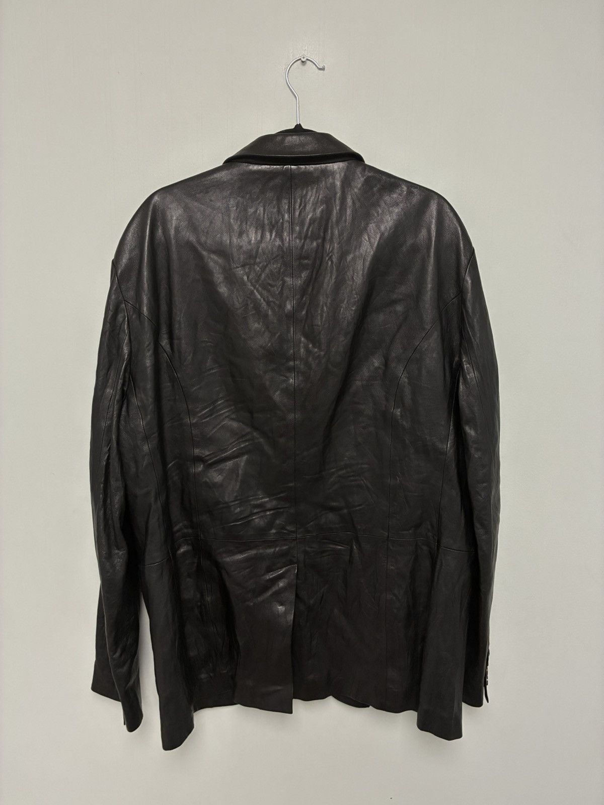 John Varvatos Peak lapel leather jacket EU 58 USA 48 Size US XXL / EU 58 / 5 - 11 Thumbnail