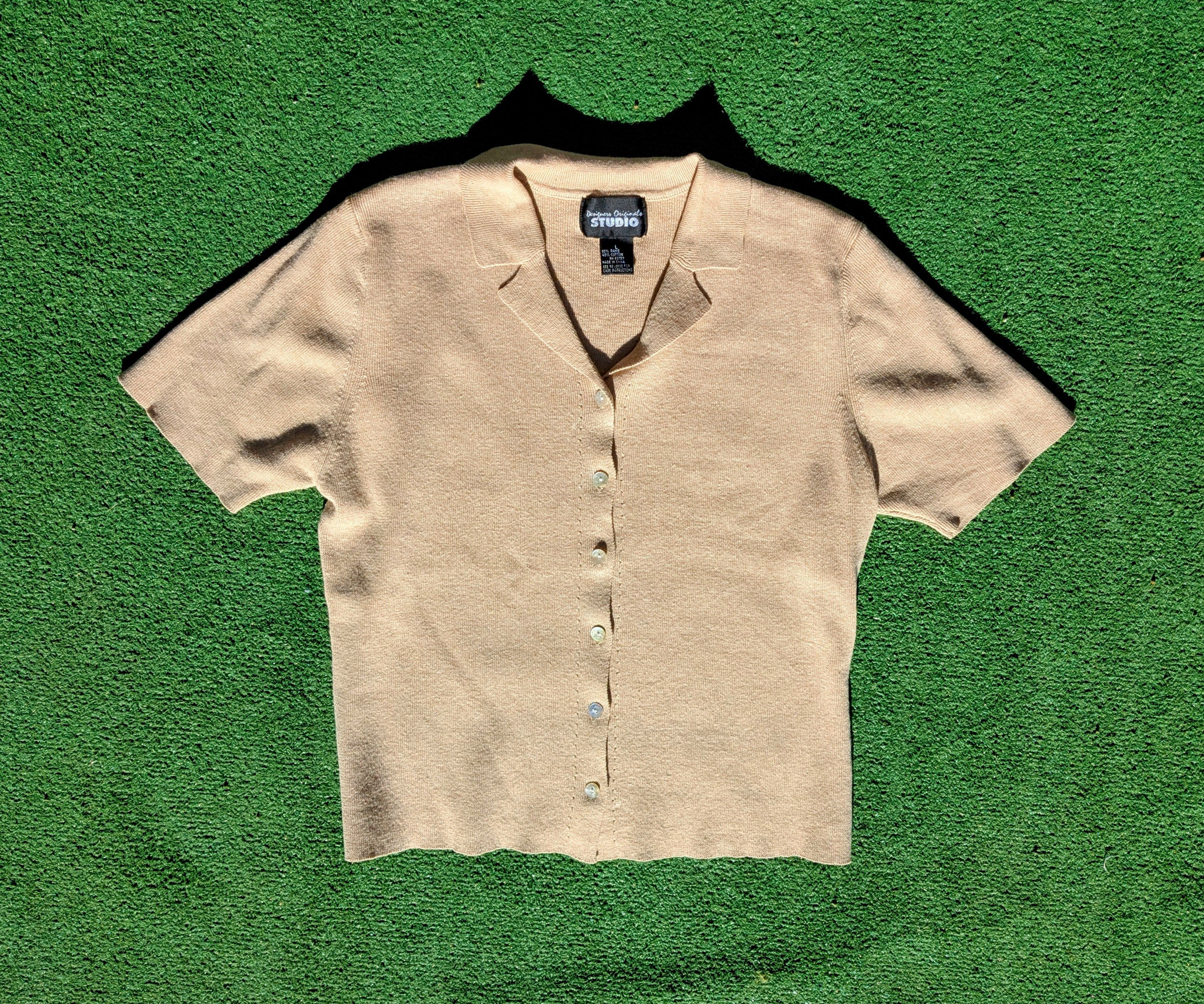 Vintage VTG Designers Originals Studio Button Ramie/Cotton Shirt Top Size L / US 10 / IT 46 - 5 Thumbnail