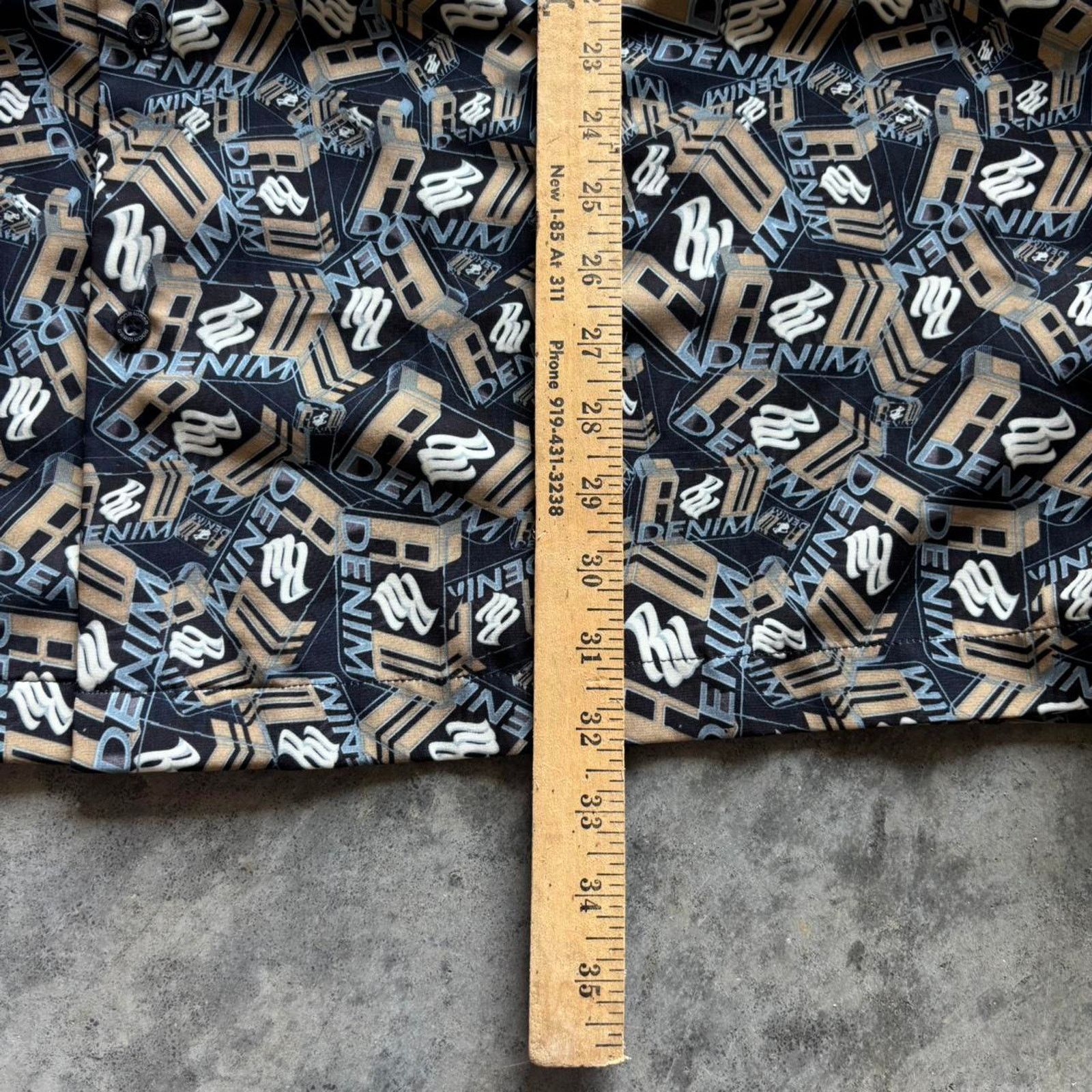 JNCO × Japanese Brand × Rocawear Vintage Y2K RocaWear Baggy Aop Button Up Shirt Size US XL / EU 56 / 4 - 5 Thumbnail