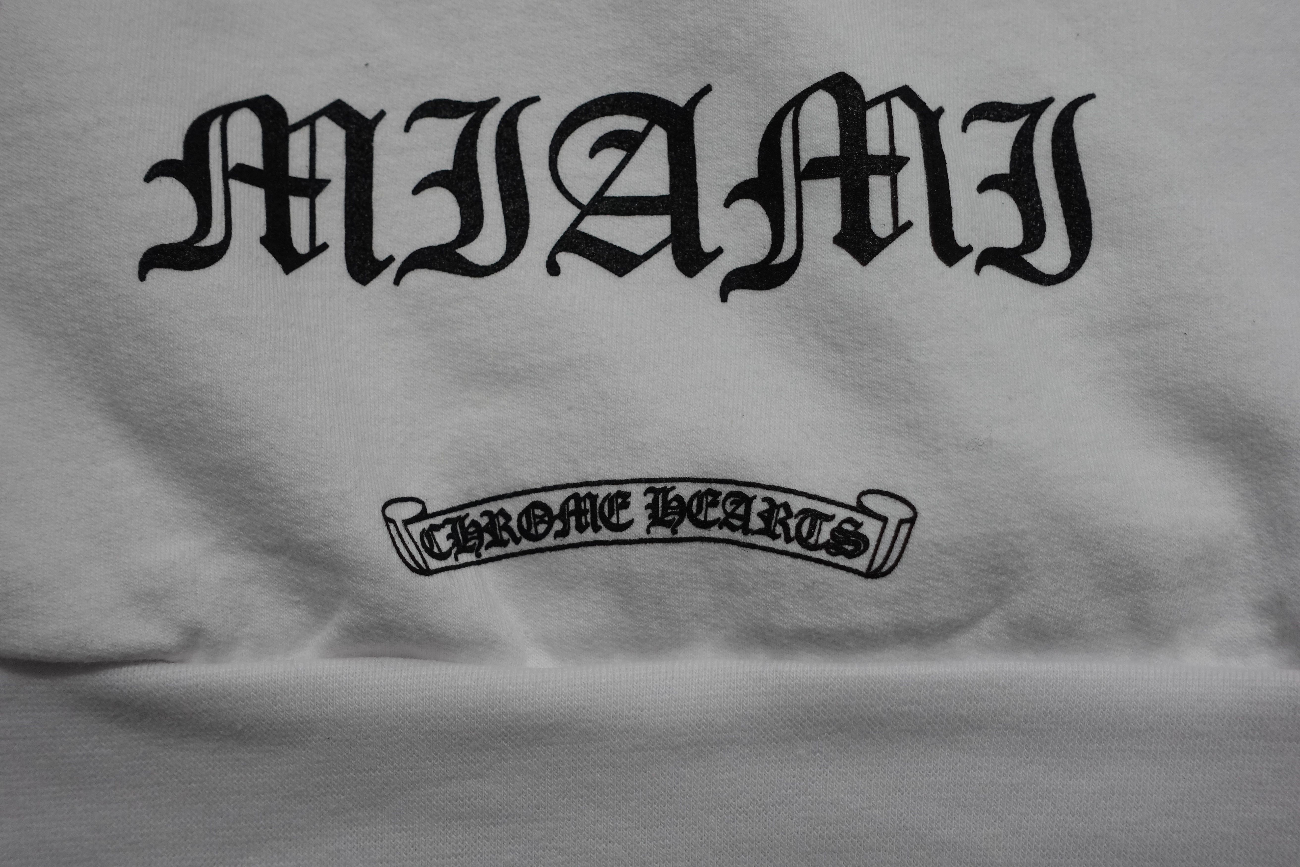 Chrome Hearts CHROME HEARTS MIAMI HORSESHOE PULLOVER HOODIE WHITE Size US M / EU 48-50 / 2 - 4 Thumbnail