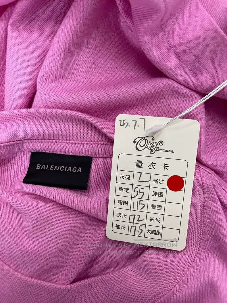 Balenciaga Balenciaga Pink short sleeve T-shirt, size L Size US L / EU 52-54 / 3 - 4 Thumbnail