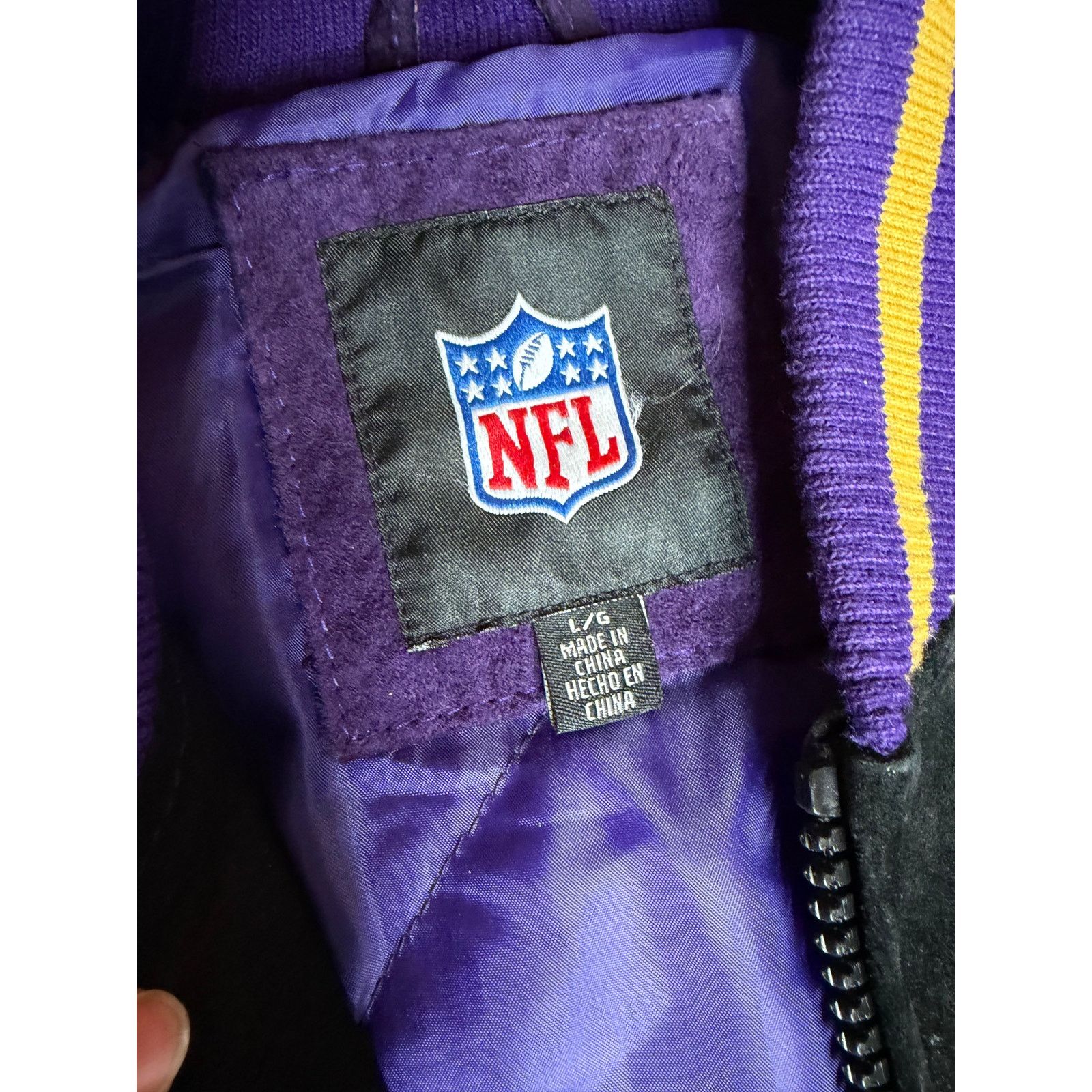 NFL × Vintage Vintage Baltimore Ravens NFL Bomber Jacket Size US L / EU 52-54 / 3 - 9 Thumbnail