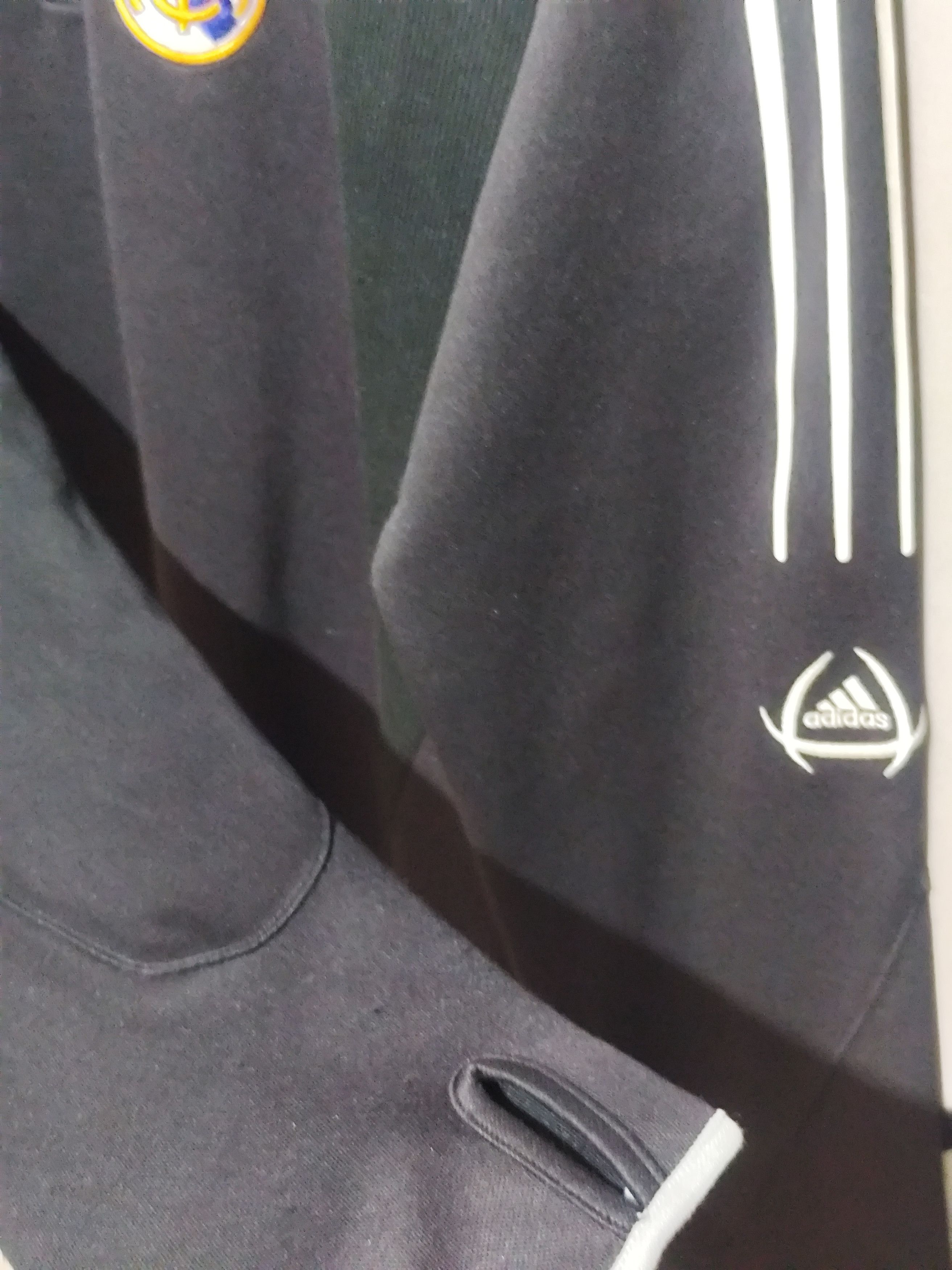 Adidas × Vintage Adidas x Real Madrid 2004 ⅓ Zipper Training Sweatshirthirt Size US L / EU 52-54 / 3 - 13 Thumbnail