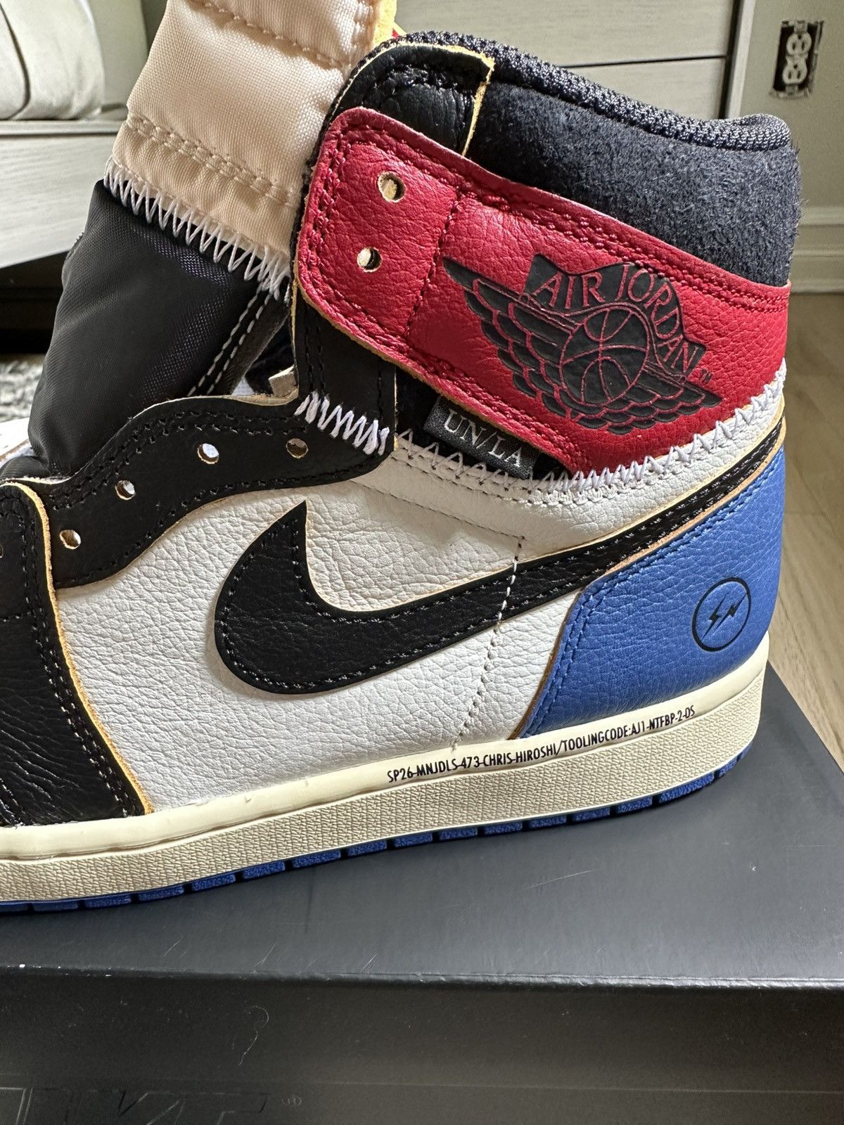 Nike Fragment x Union Air Jordan 1s sz 11 Size US 11 / EU 44 - 6 Thumbnail