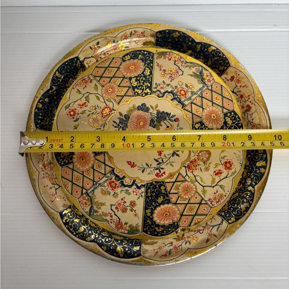 Designer vintage Daher Decorated Ware Tin Metal Tray Size ONE SIZE - 3 Thumbnail