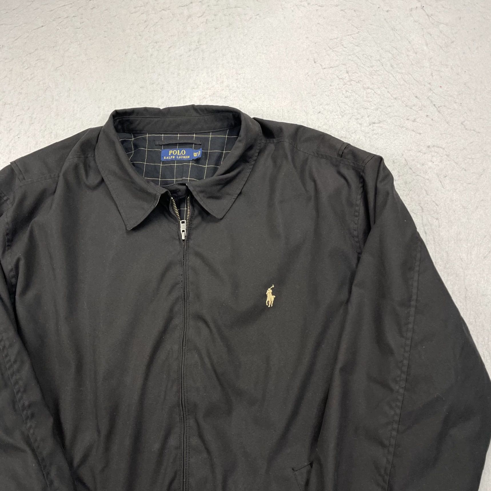 Polo Ralph Lauren Polo Ralph Lauren Jacket Mens 3XLT Tall Black Lined Bomber Full Zip Classic Size US XXL / EU 58 / 5 - 3 Thumbnail