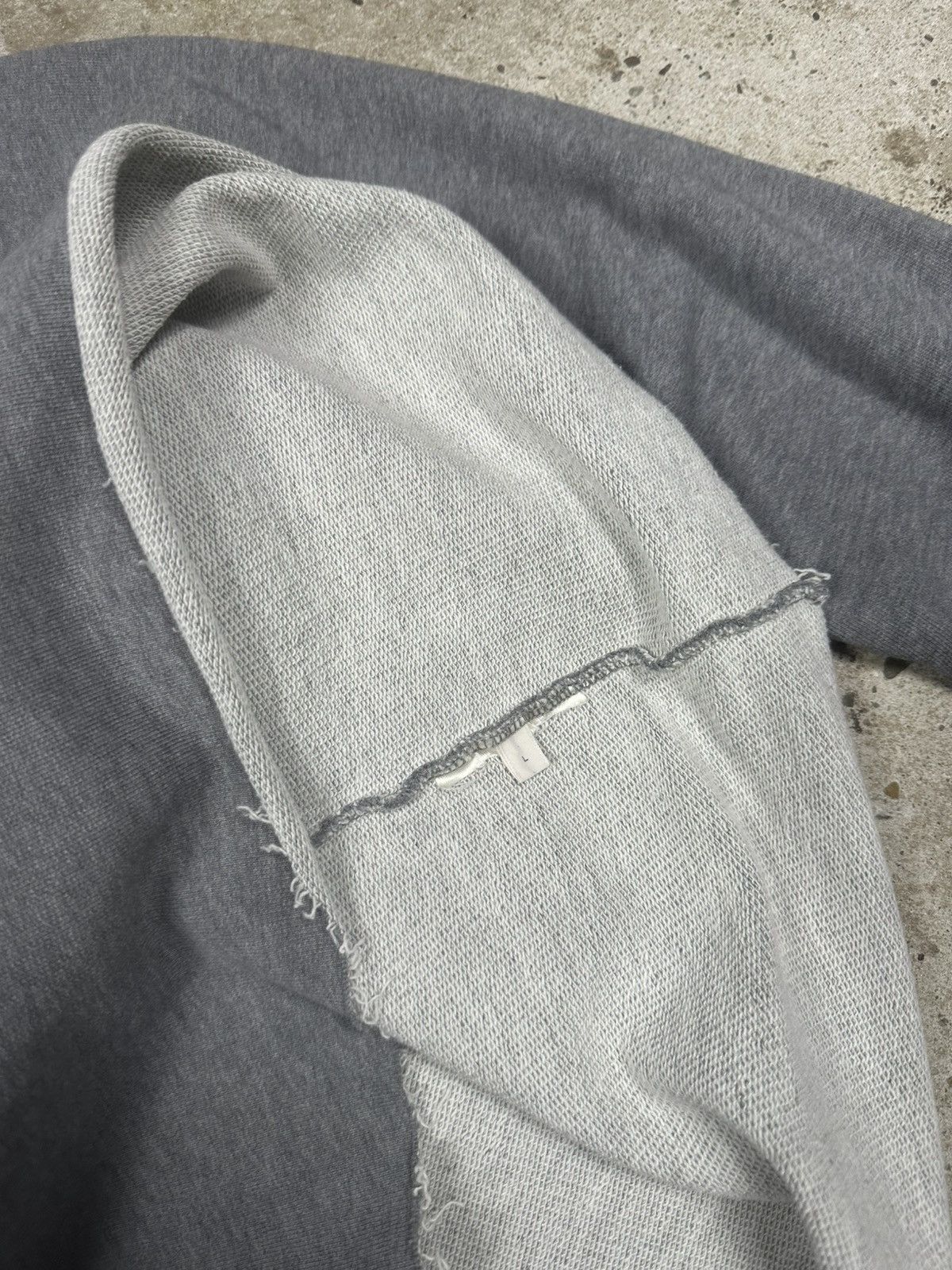 Acne Studios Acne Studios Distressed Style Gray Crewneck Sweatshirt Size US L / EU 52-54 / 3 - 9 Thumbnail