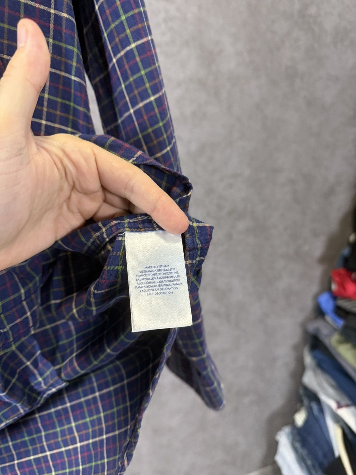 Polo Ralph Lauren Polo Ralph Lauren designer logo checkered shirt Size US S / EU 44-46 / 1 - 5 Thumbnail